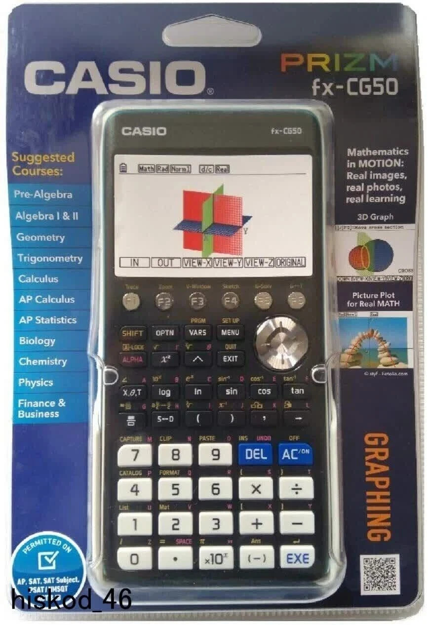 CASIO FX-CG50 Graphing Calculator Color Display USB Brand New Sealed from Japan