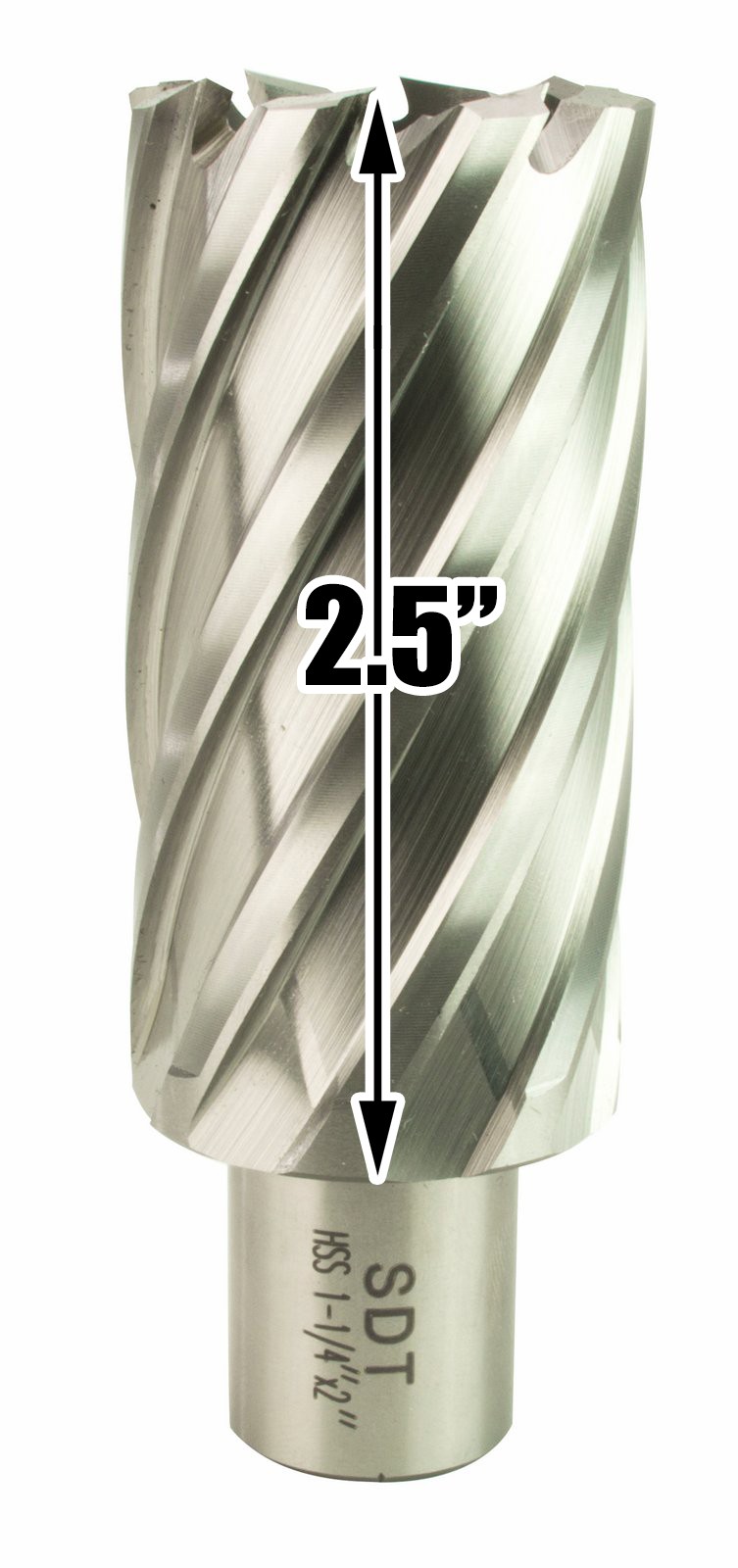 Steel Dragon Tools® 1-1/4″ x 2″ HSS Annular Cutter with 3/4″ Weldon Shank