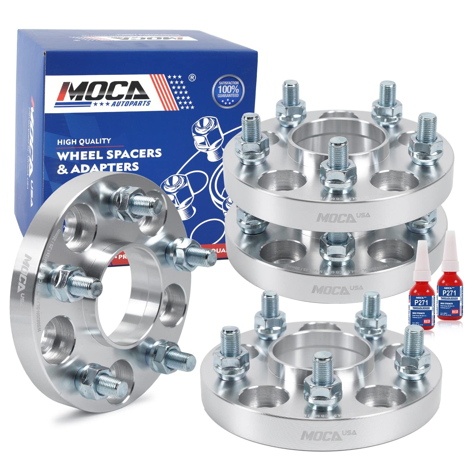 4PCS 20mm 5×114.3 66.1mm Hub Wheel Spacers for Infiniti Nissan G20 Maxima Altima