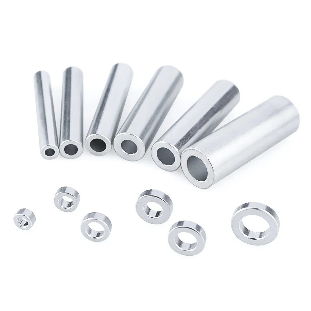 20pcs/lot M3/M4/M5/M6/M8 Aluminum Round Spacers Flat Washer Standoff Spacer