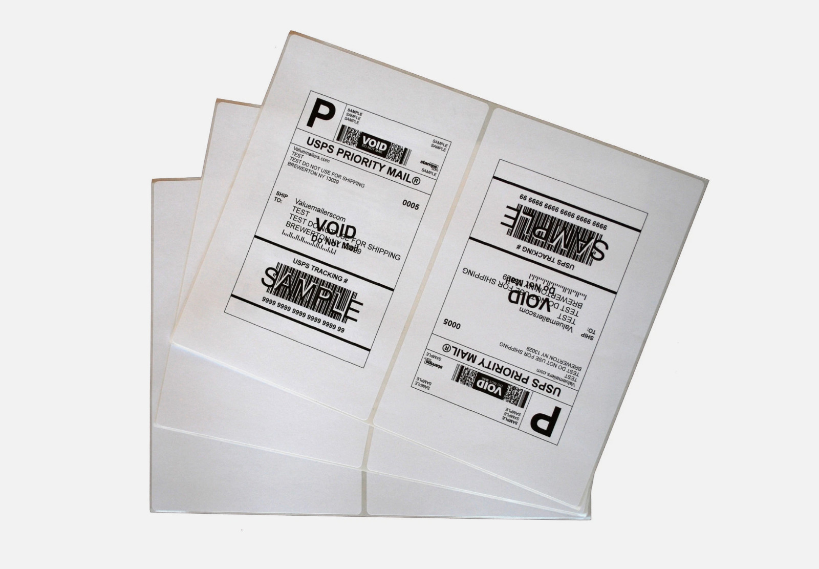 Labels 8.5×5.5 1000 Shipping 8.5×5.5 Half – Sheet Self Adhesive VM Brand Label.