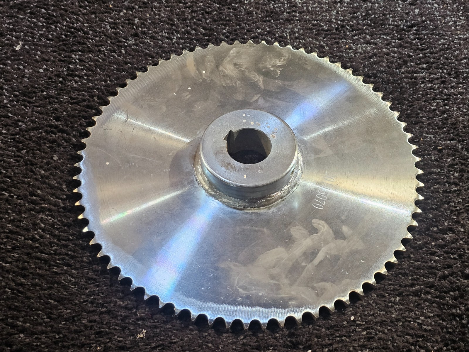 Roller Sprocket, 70 Teeth, 1.90″ Keyed Bore CH30 10B-1 Z70 14-inch Diameter