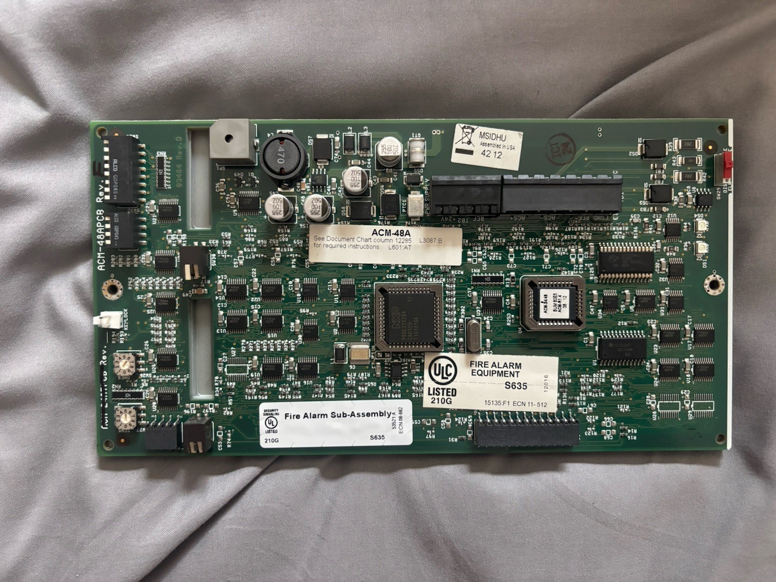 ACM-48A Fire Alarm Control By Notifier