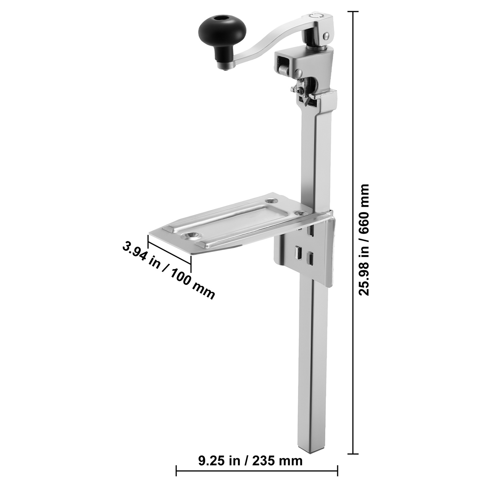 Uimoso Commercial Tabletop Manual Can Opener, 11.8 in for Restaurant Use