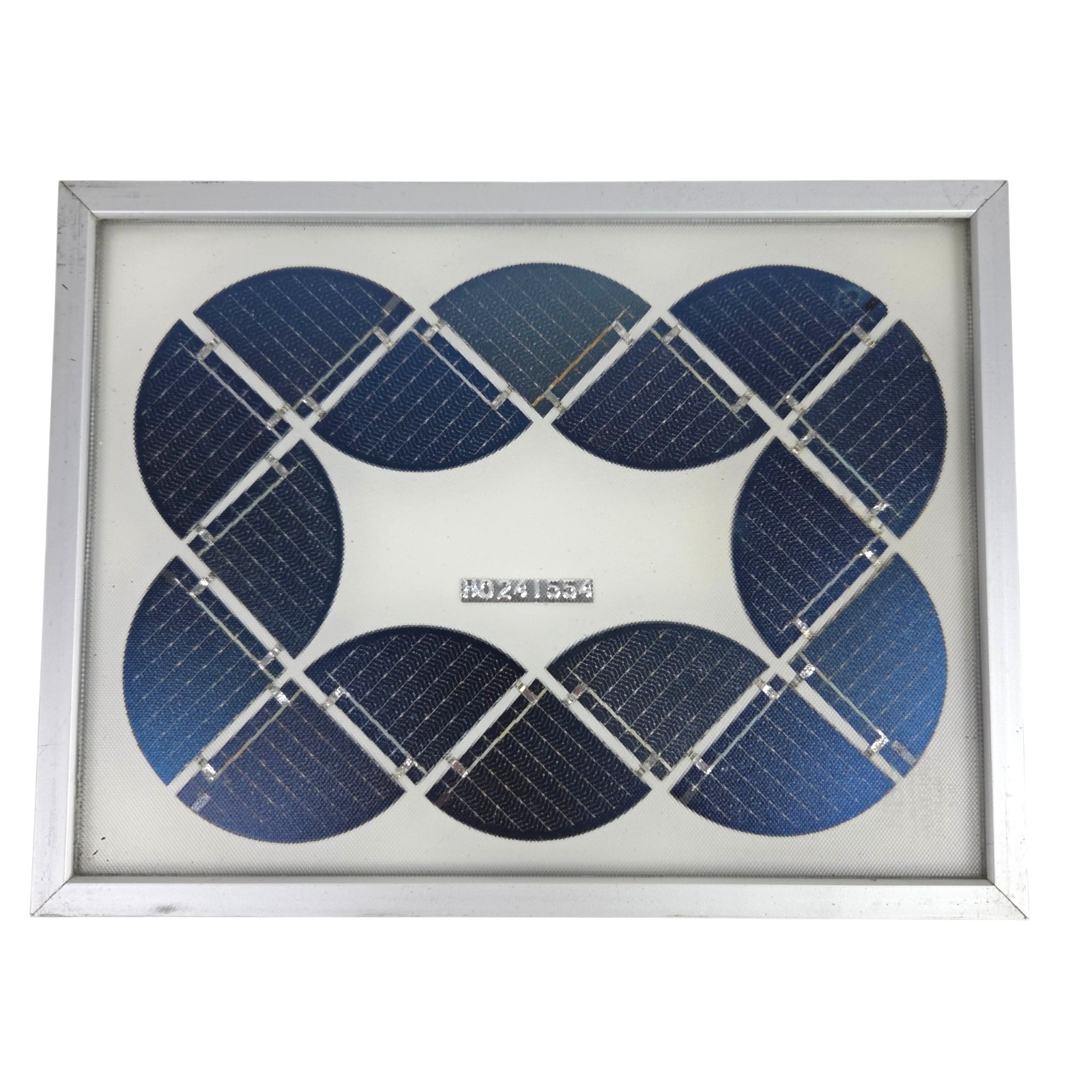 Vintage Solarex Corporation Solar Energizer Display Panel Framed Found Art