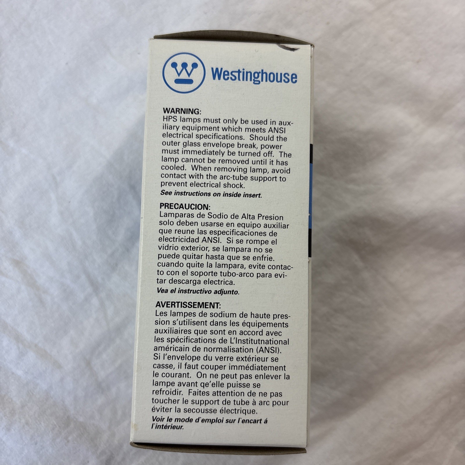Westinghouse High Pressure Sodium 35W Clear ￼ Medium Base Commercial Lightbulb