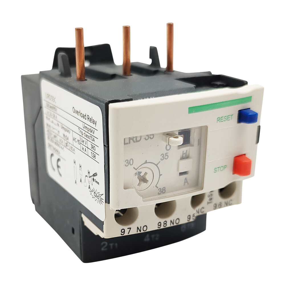 TeSys LRD Thermal Overload relay LRD35 30-38A fit for new LC1D09-38 contactor