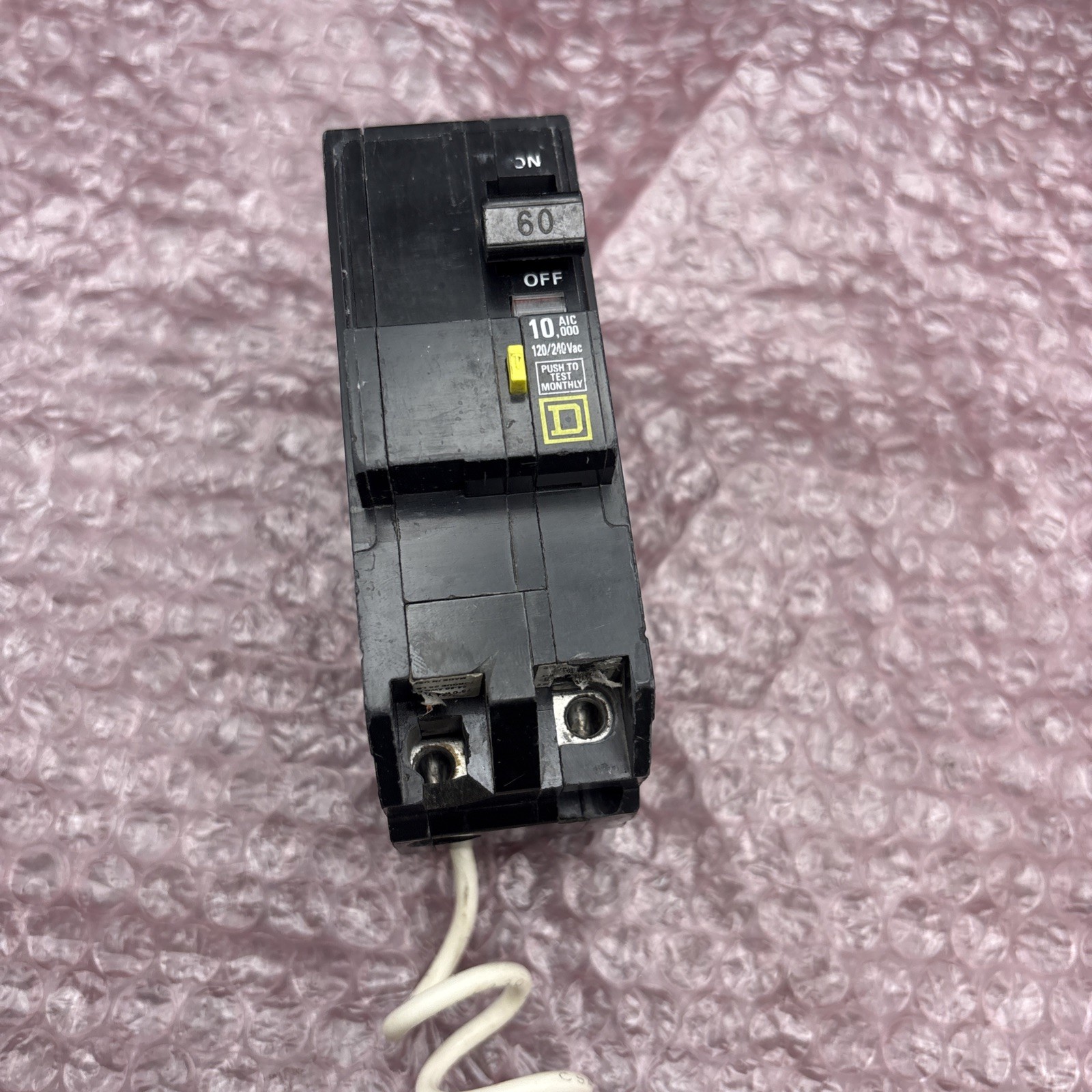 SQUARE D QO260GFI 60A QWIK-GARD CIRCUIT BREAKER PLUG *GREAT CONDITION*