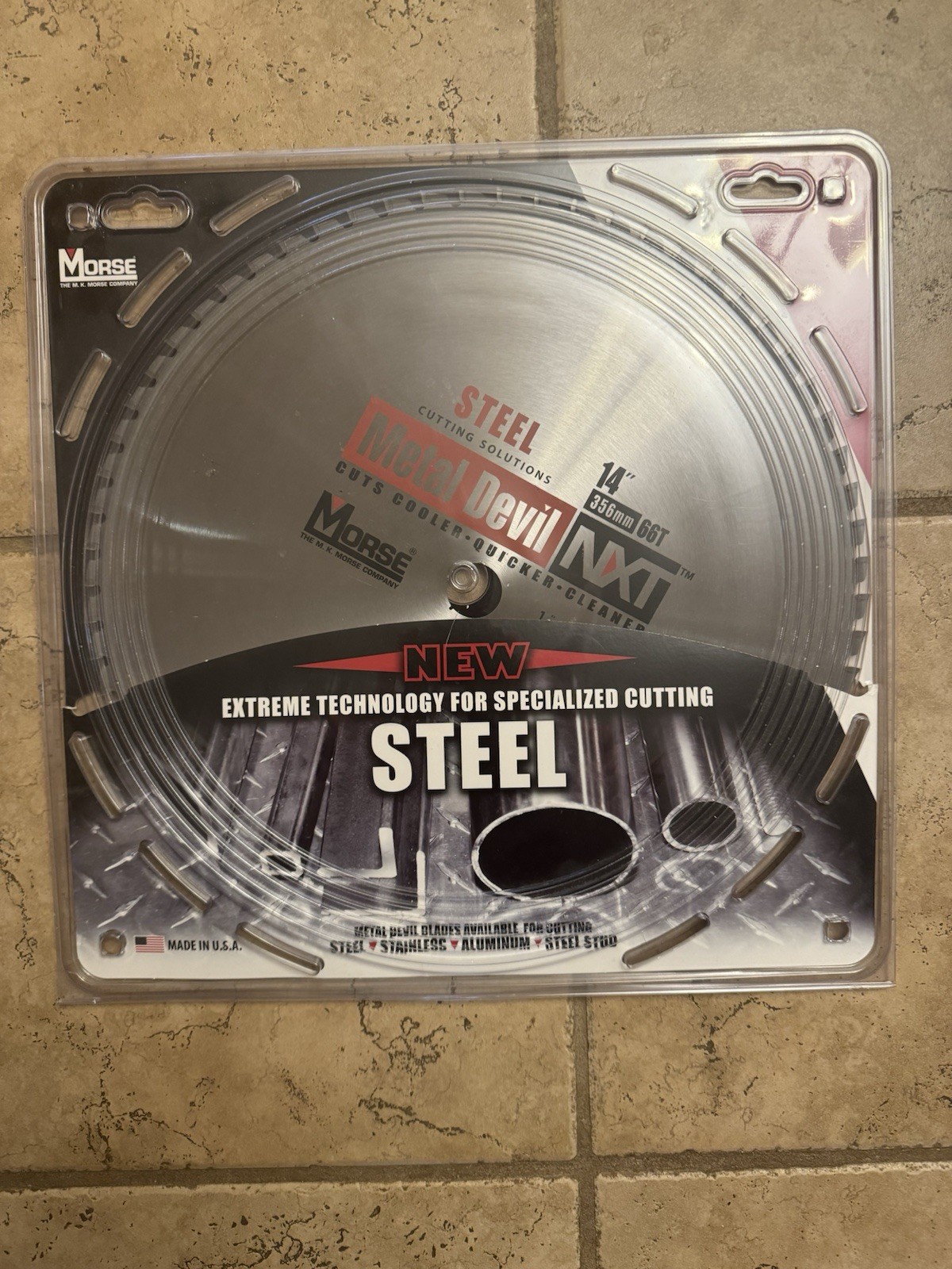 MK Morse 101318 Metal Devil NXT Steel Circular Saw Blade 14-inch 66 Teeth NEW
