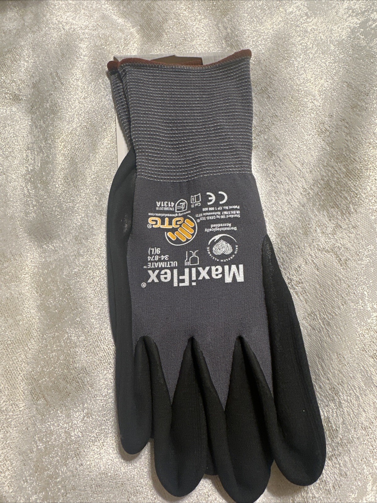 MaxiFlex Ultimate Men’s Large Seamless Knit Nylon/Lycra Glove 34-874T/L MaxiFlex