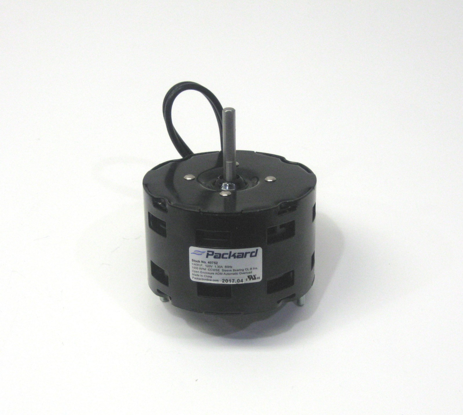 Packard 40752 3.3″ Dia. Motor, 1/40 HP, 120 Volt, 1500 RPM for Broan 97009752