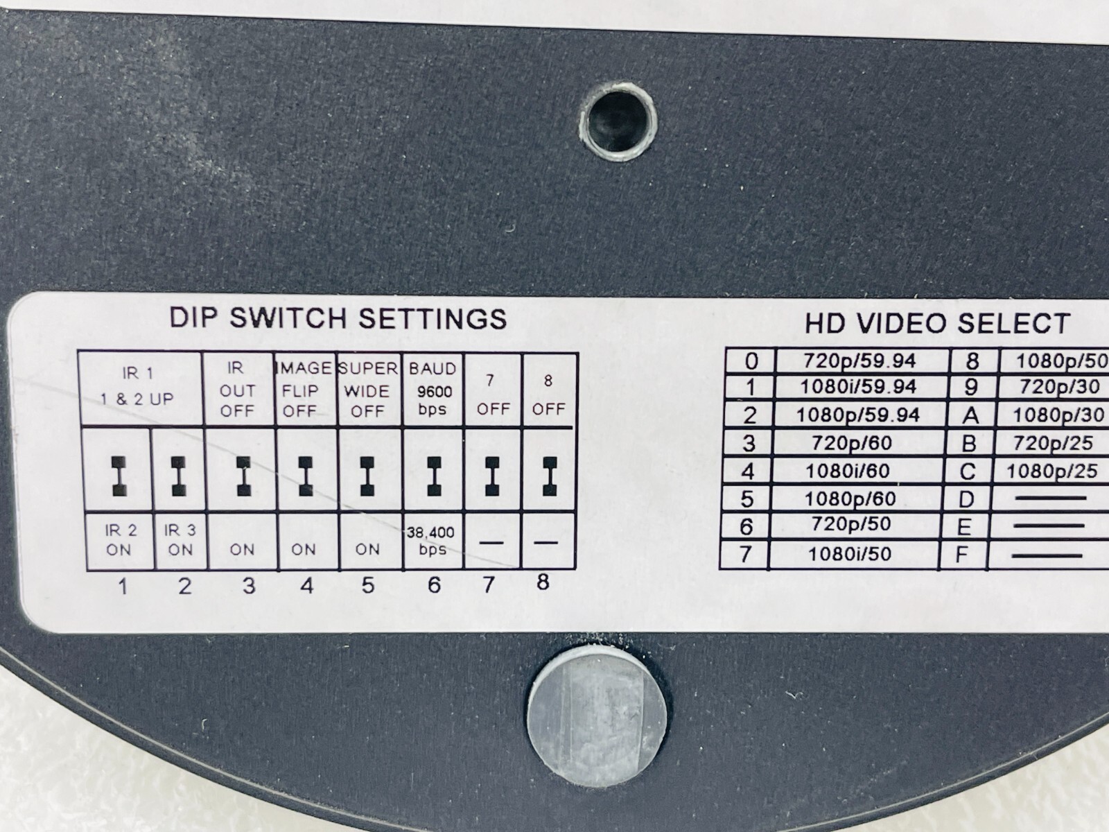 Vaddio RoboSHOT 30-HD robotic PTZ Camera 998-9910-000 Quick Connect / FOR PARTS