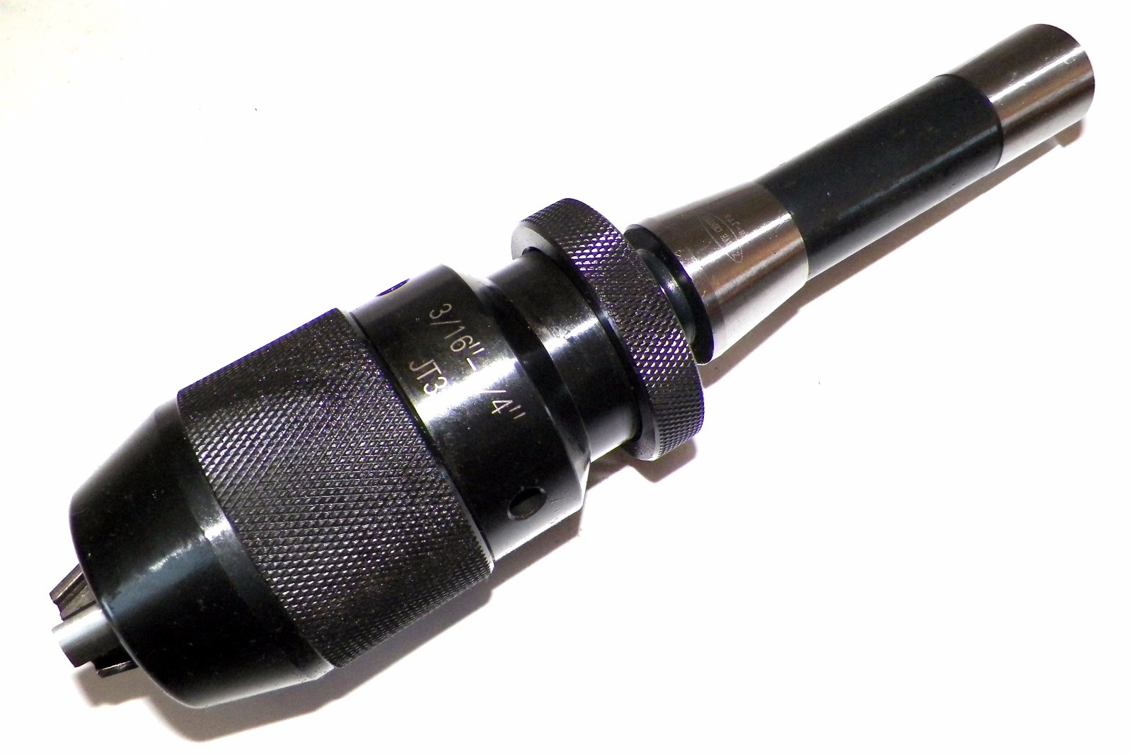 Keyless 3/16″- 3/4″ Drill Chuck Self Tighten With R8 Shank