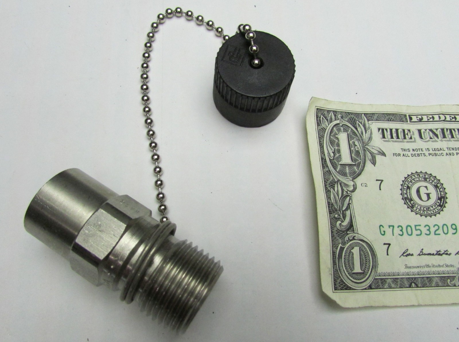 New Parker Stainless High Pressure Valved Quick Coupler Nipples 1/4″ NPT 1141-63