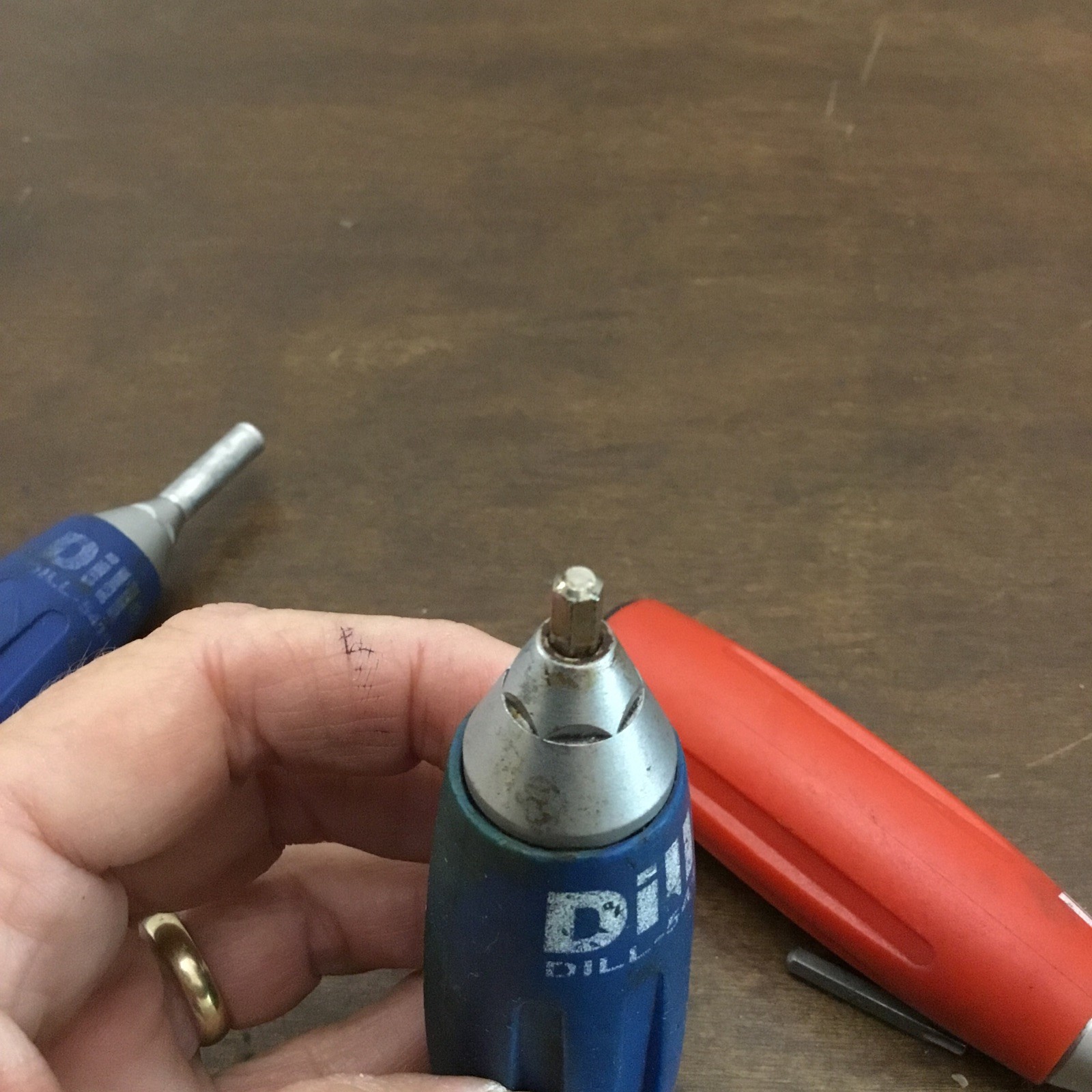 Dill Preset Torque Screwdriver 5535 Red 35 In. Lb & (2) 5415 Blue 12 In. Lb Lot