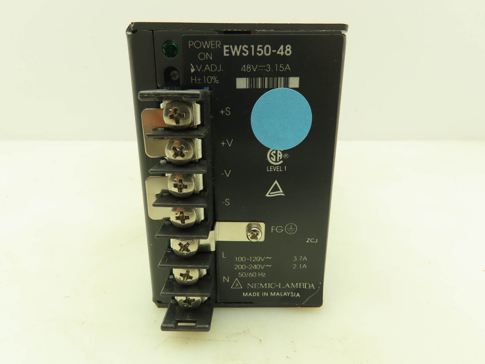 Lambda EWS-150-48 Power Supply 48VDC 3.15A Output 120/240VAC Input