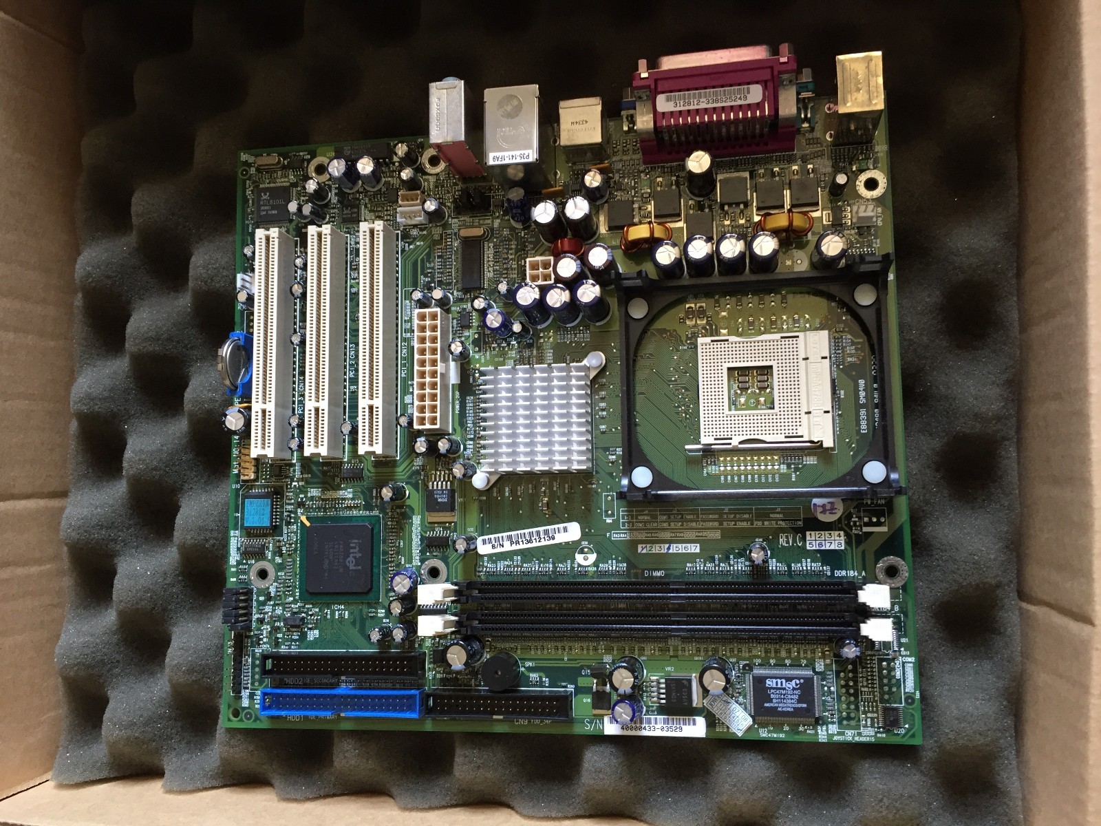 NEW EMACHINE 312812,143159,20030812 MOTHERBOARD FOR T2682 IMPERIAL-GV,EG