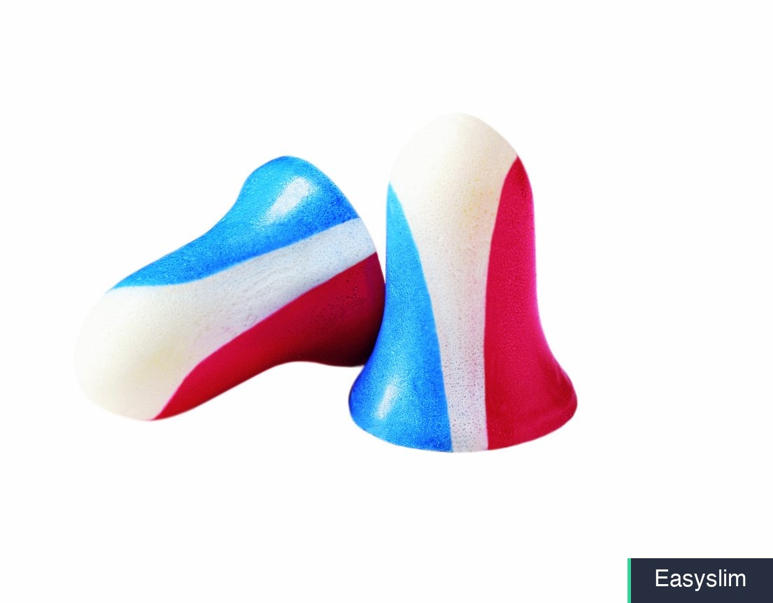 Foam Earplugs Shooting Disposable 10 Pair NRR 33 Red White Blue USA