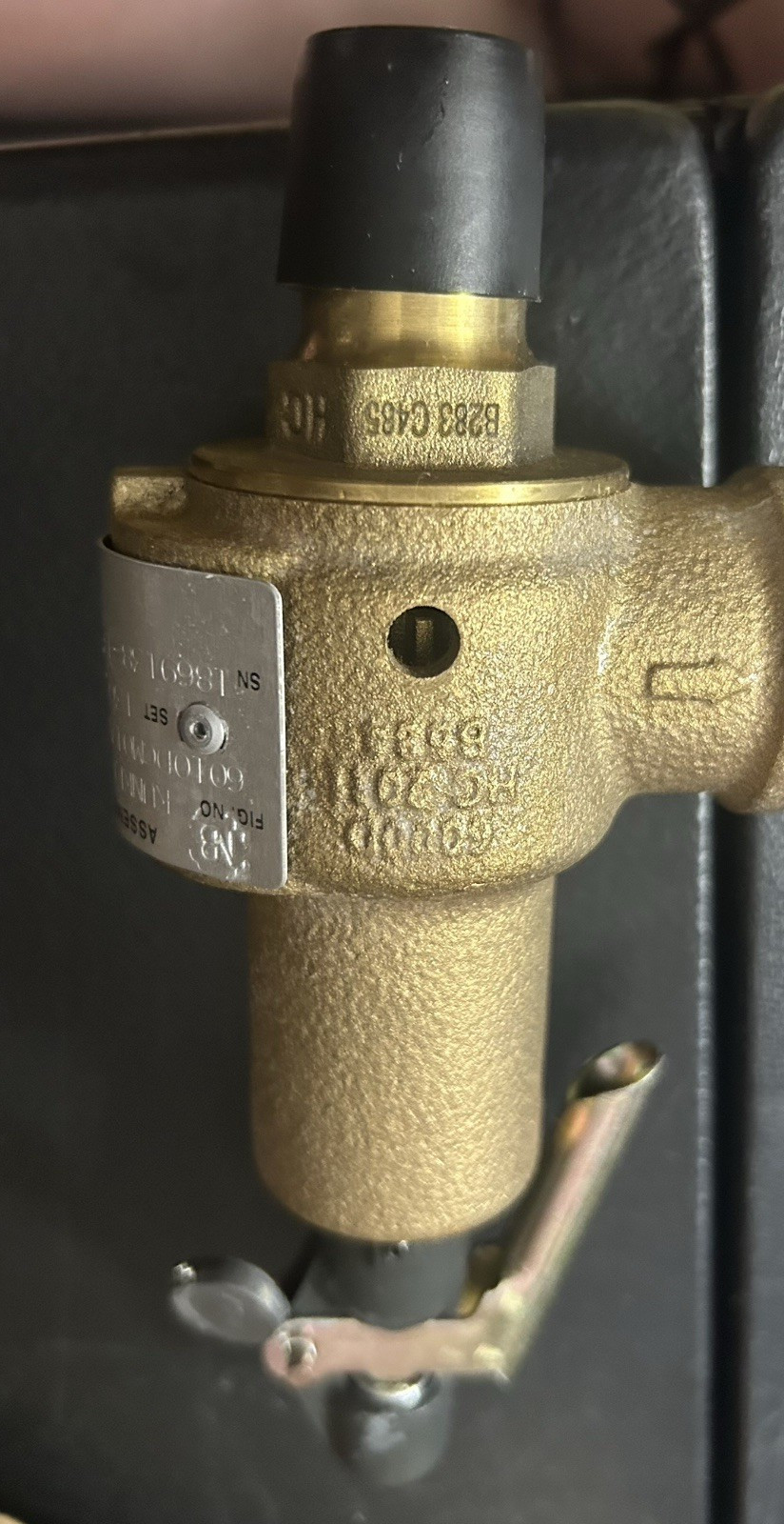 Kunkle 6010 DCM01AAM Bronze Manual Pressure Relief Valve 1/2in x 1in 130 PSI