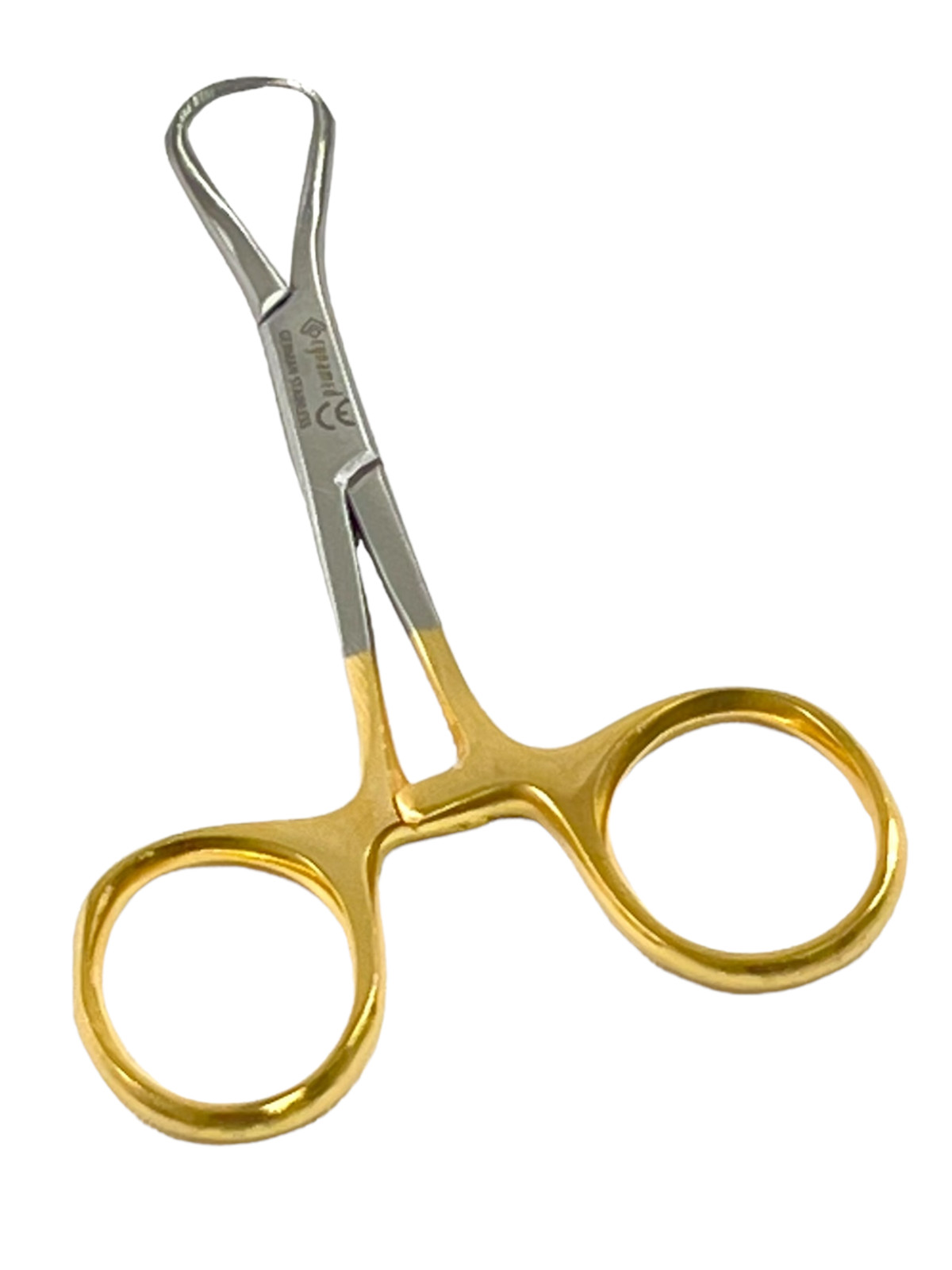 5 Pack – (Gold Handle) Backhaus Towel Clamp Forceps 3.5″ – German Stainless FCPS