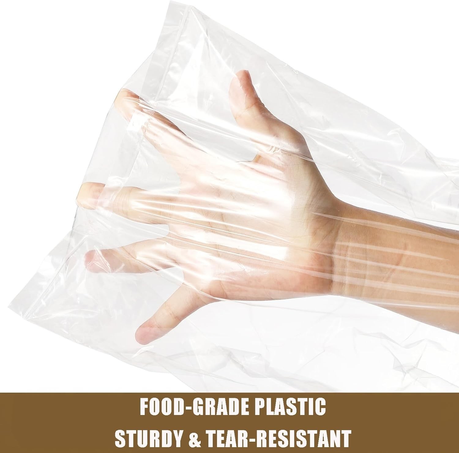 300 Pack Clear Bread Bags with Ties,18x4x8 Inches Plastic Bread Bag Bulk ….