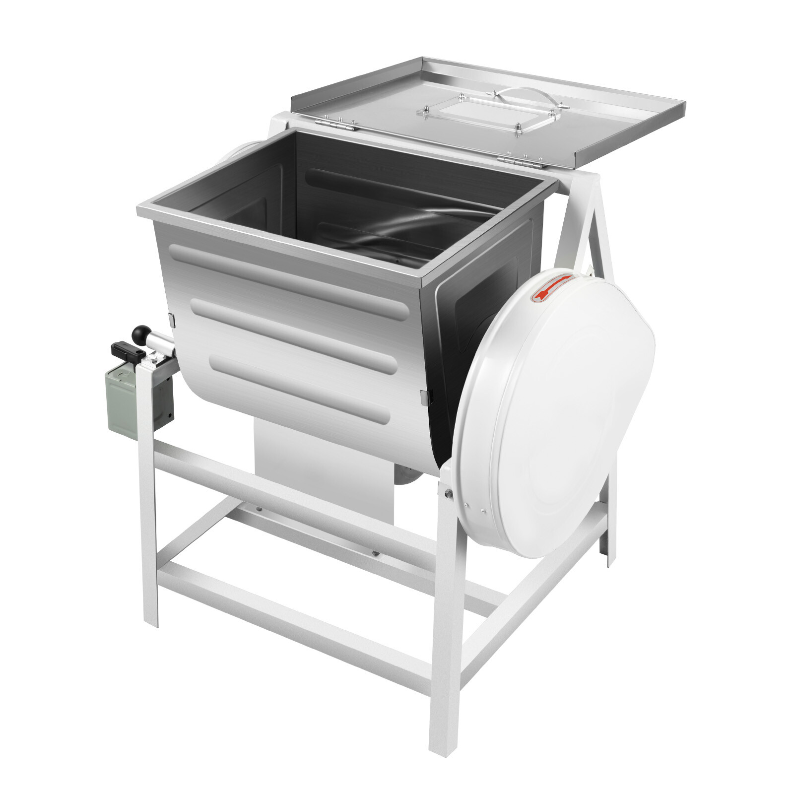 110V 15kg Commercial Dough Mixer Machine, 30QT Electric Flour Kneading Machine