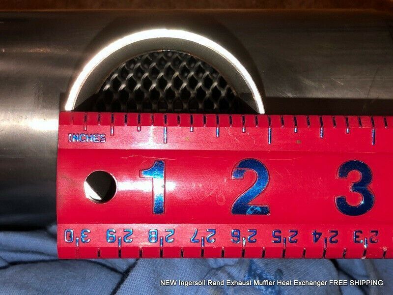 NEW Ingersoll Rand Exhaust Muffler Heat Exchanger 9 1/2″ Tall FREE SHIPPING