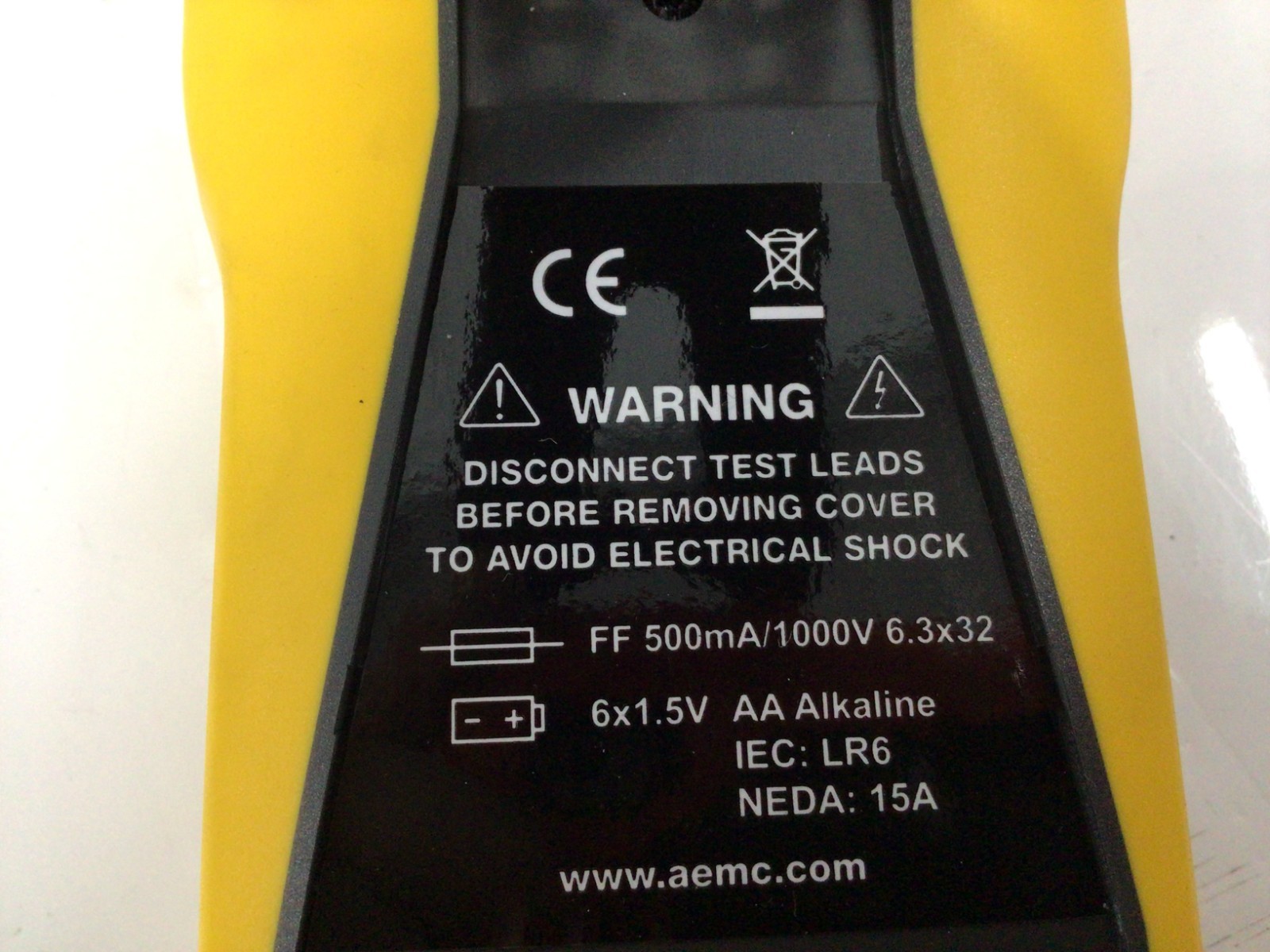 Aemc Instruments Battery Operated Megohmmeter 6527 Aemc Instruments 6527