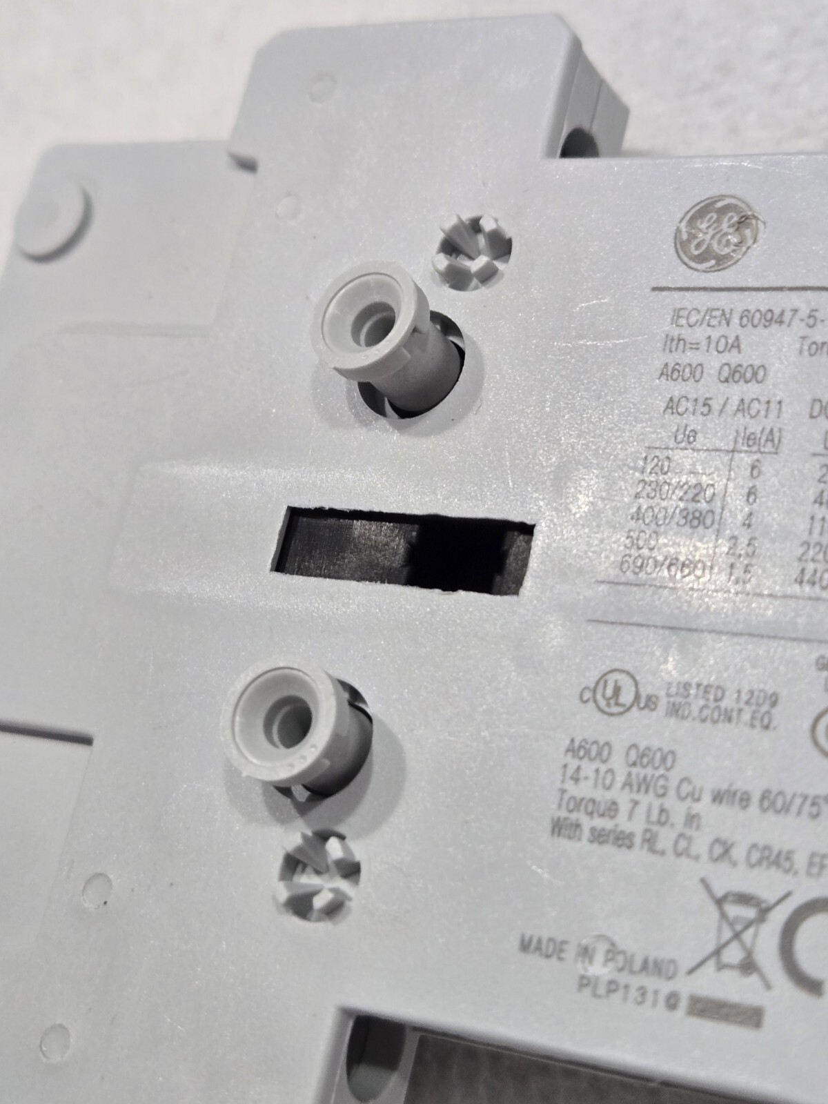 New Genuine General Electric BCLL11 Auxillary Contact