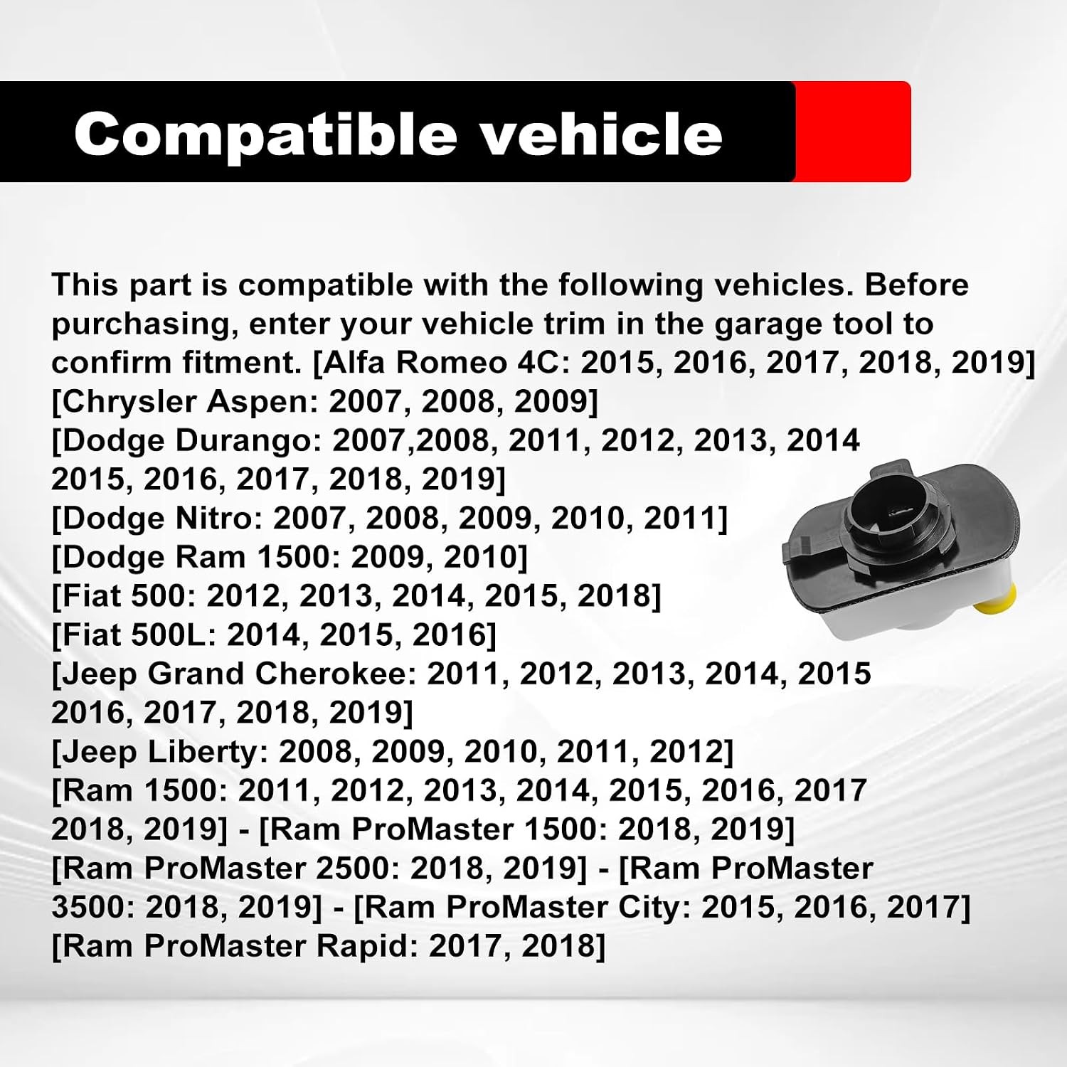 310-219 Fuel Evaporative Emissions Leak Detection Pump Compatible with 2007-2019