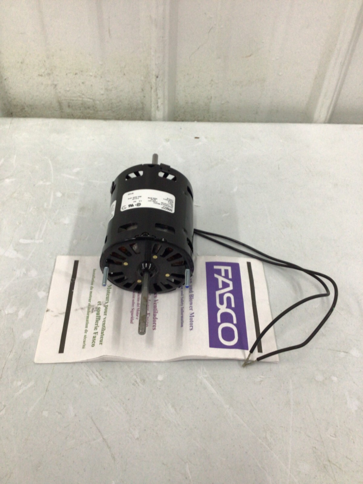FASCO – D211 Motor,1/15 HP,3,000 rpm,115V