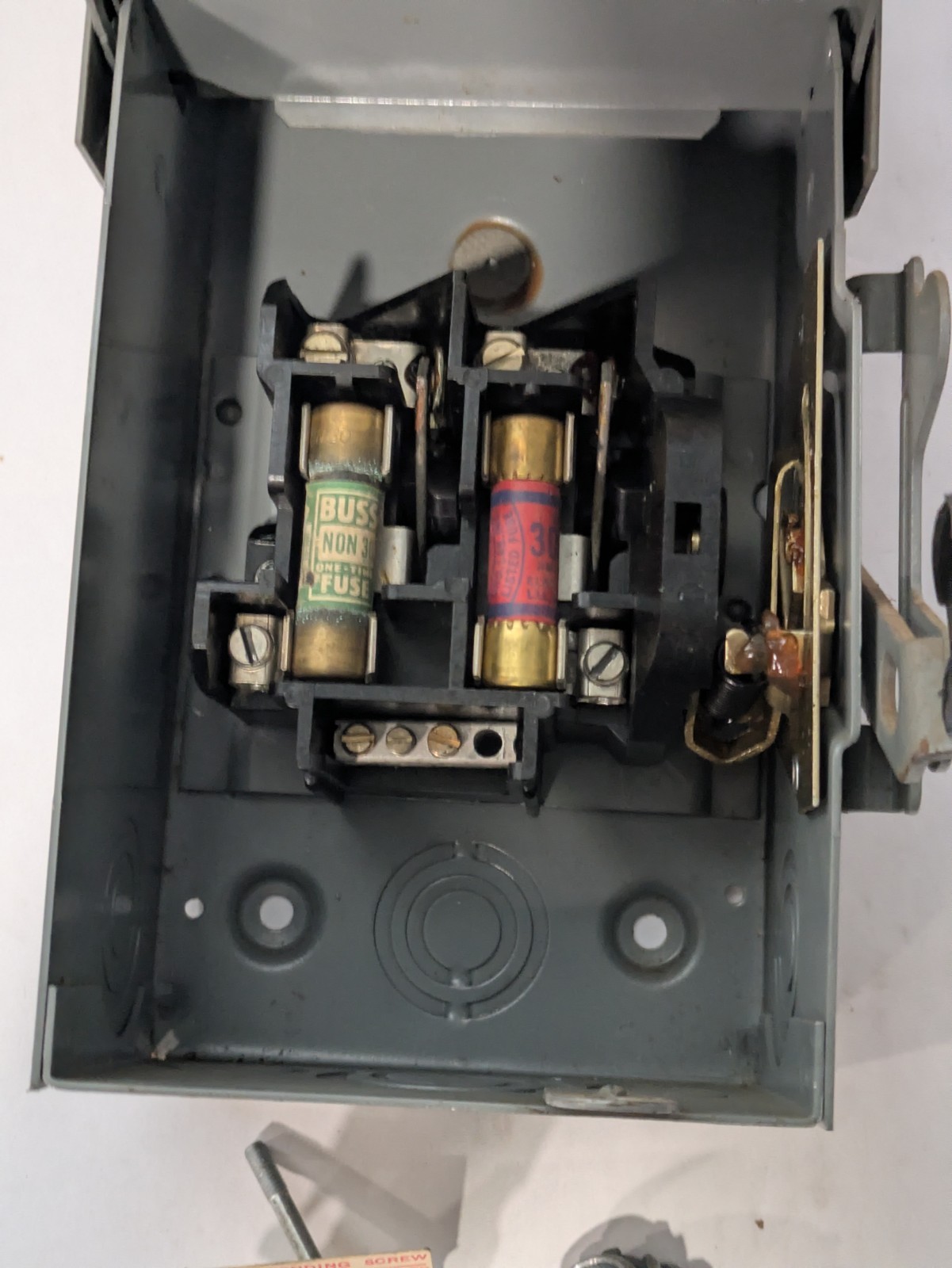 Vintage Square D D-221-NRB Safety Switch 30A 240V Series C2 Parts/Repair/Decor