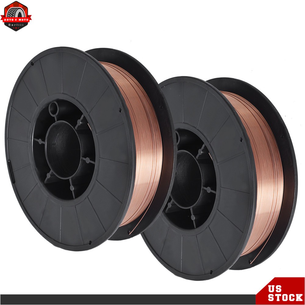 11-lb Roll 2Pack ER70S-6 .030″ (0.8mm) Mild Steel MIG Welding Wire