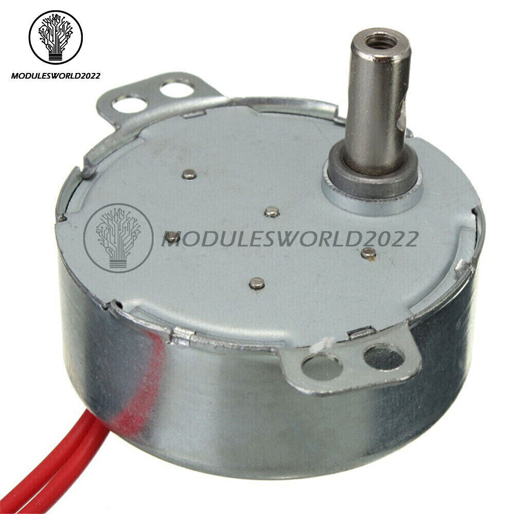 TYC-50 AC12V/110V/220V Synchronous Motor 2.5/3/5/6RPM 4W 50/60Hz For Microwave