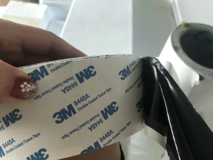 10pcs 3M 9448A Double Sided Tape Ultra Thin Black Adhesive L 6”xW 3mm