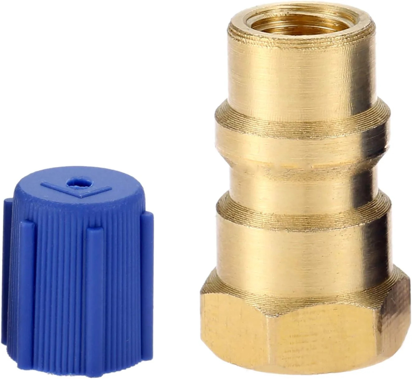 R12 to R134A Conversion Kit Quick Coupler Valve Adapter High/Low Pressure for AC