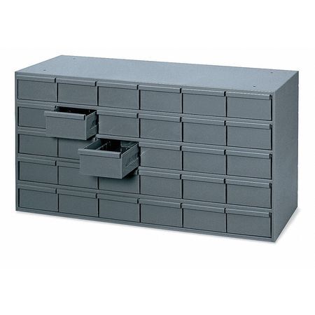 Durham Mfg 014-95 Drawer Bin Cabinet With 30 Drawers, Prime Cold Rolled Steel,