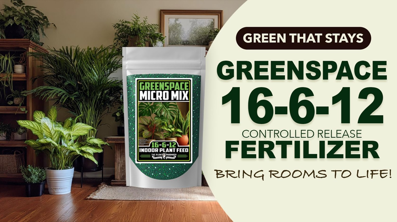 Fertilizer Commercial Grade | GreenSpace 16-6-12 | 5 Ounces | Custom Professi…