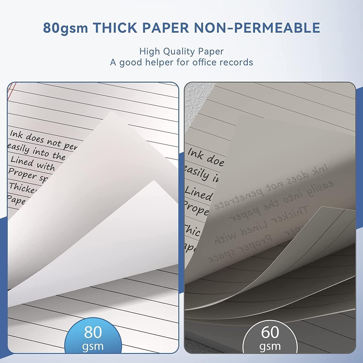 Durable 5×8 Inch Legal Pads – 8 Pack of College Ruled Notebooks for Everyday Use