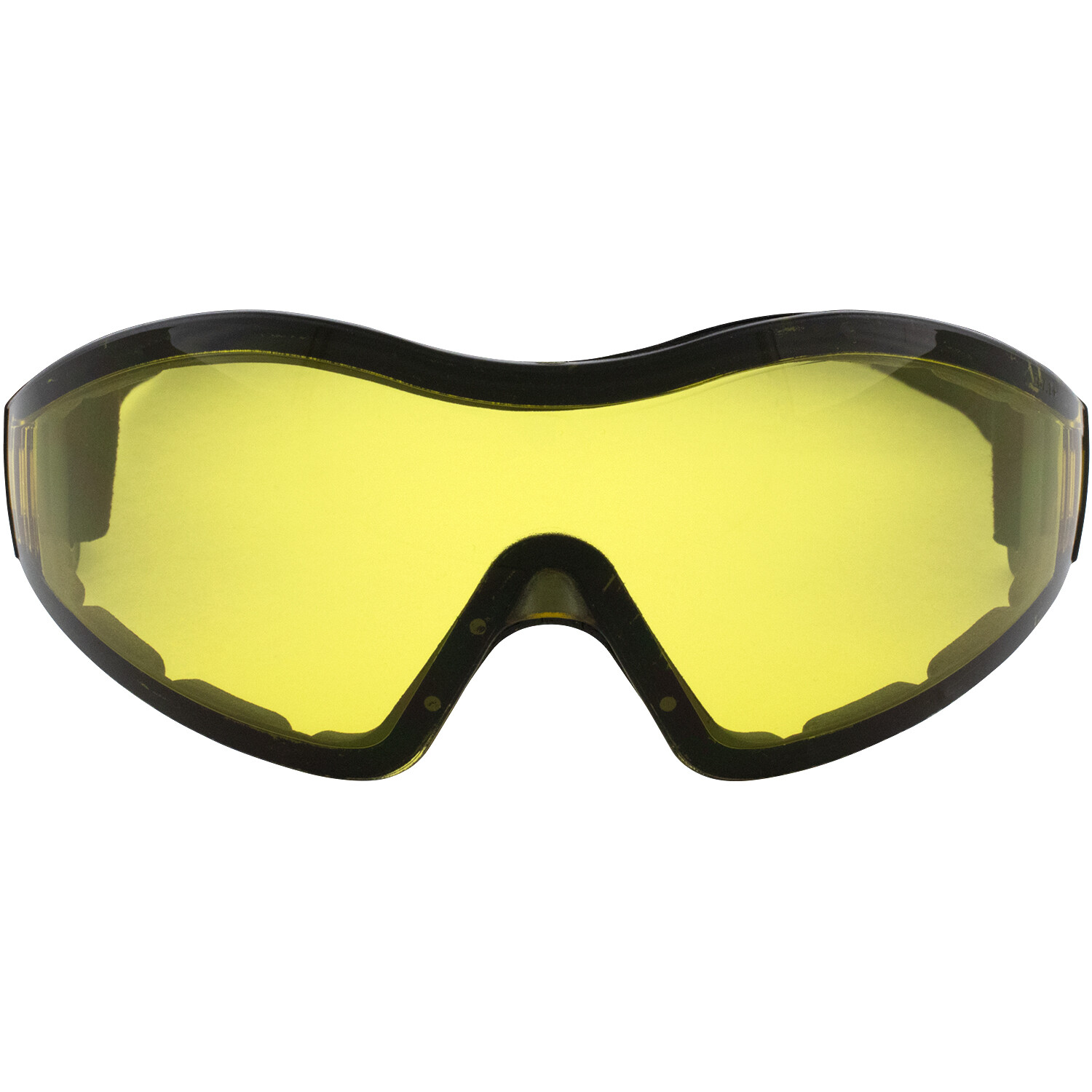 3 Birdz Boogie Black Padded Safety Goggles Clear Smoke + Yellow Anti-Fog Lenses