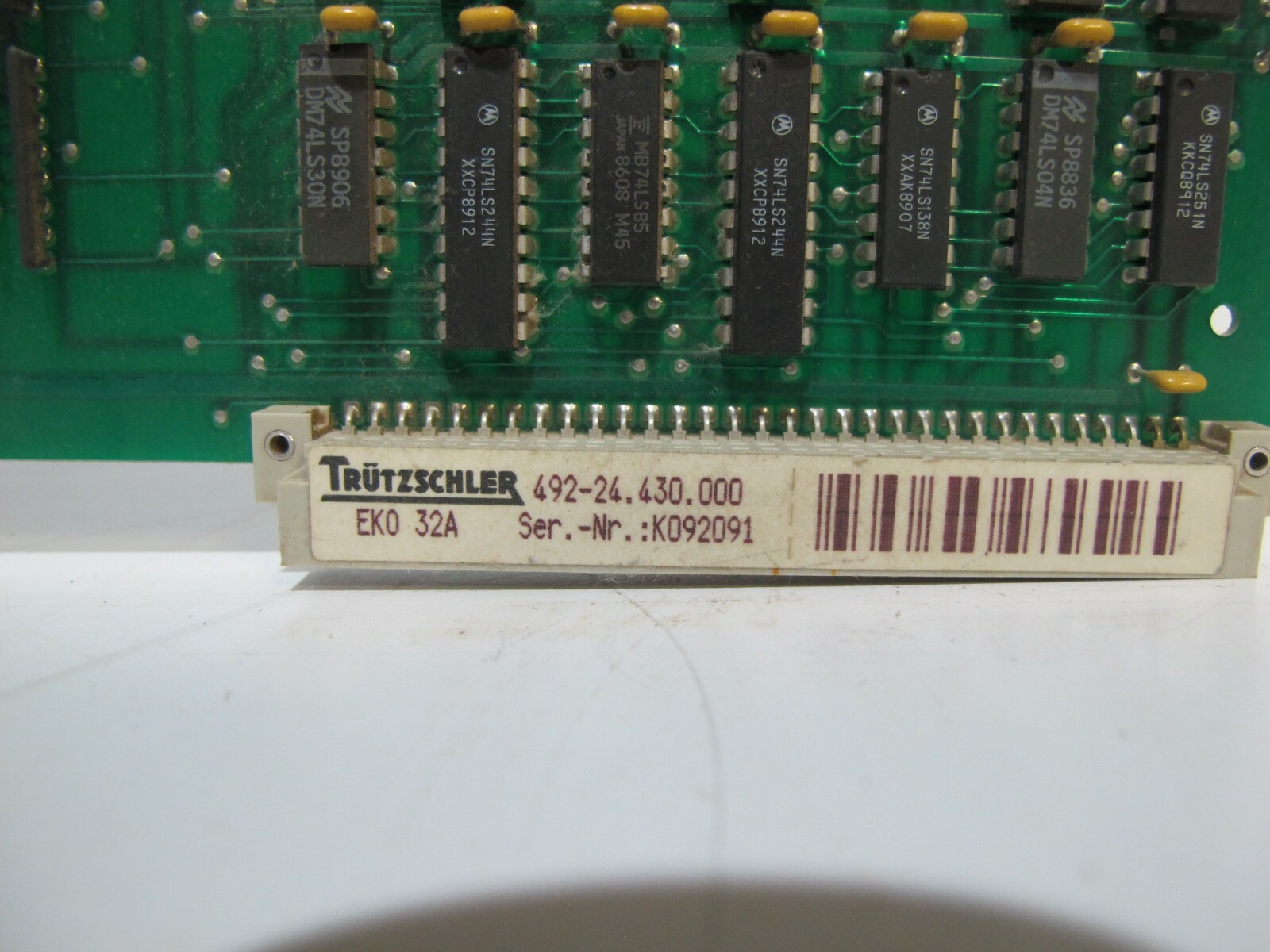 Trutzschler EKO-32A TMS PLC Module 492-24.430.000 EKO32A PC Board Truetzschler