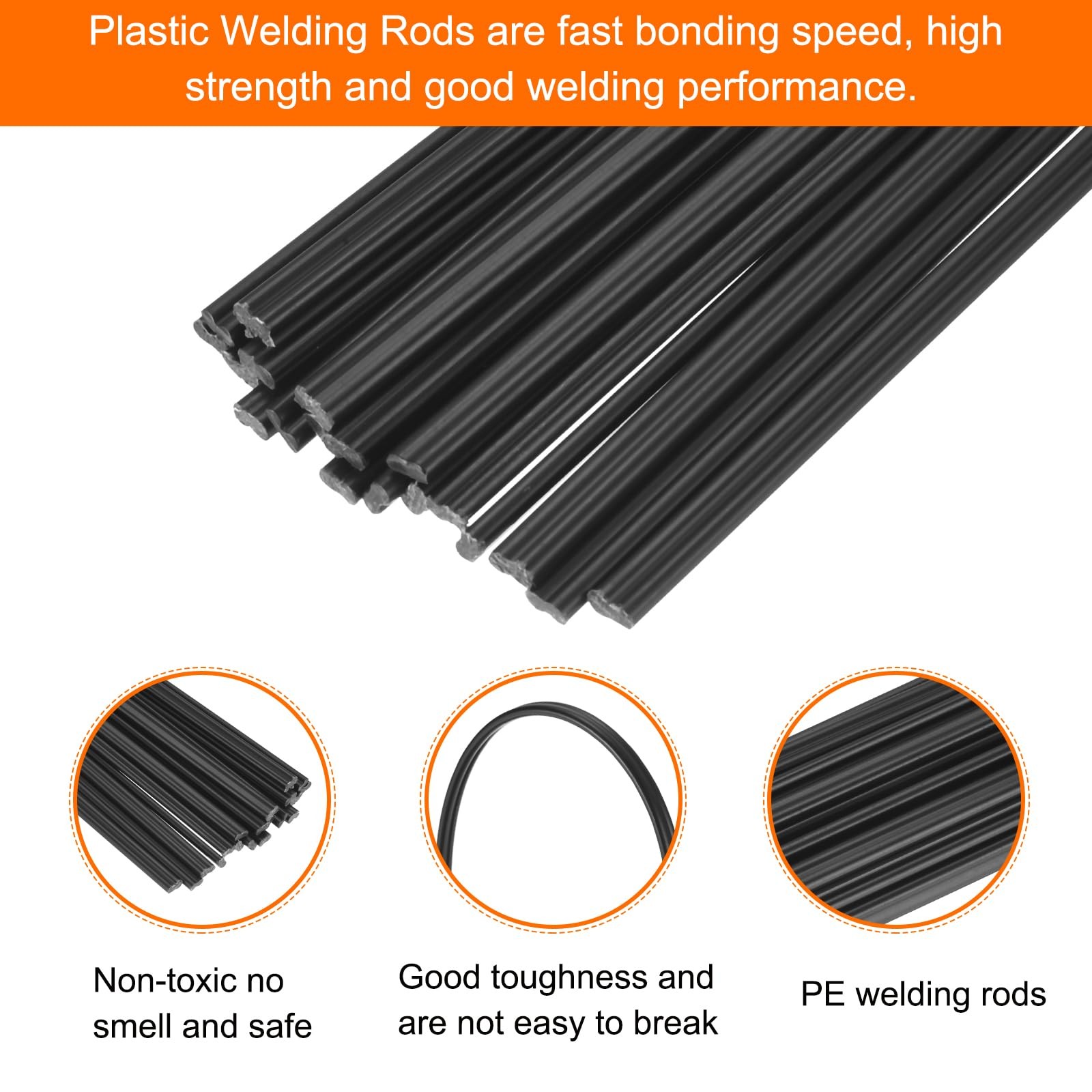 20pcs 10 Inch Plastic Welding Rods ABS Welding Strips Welder Rods for Plastic…