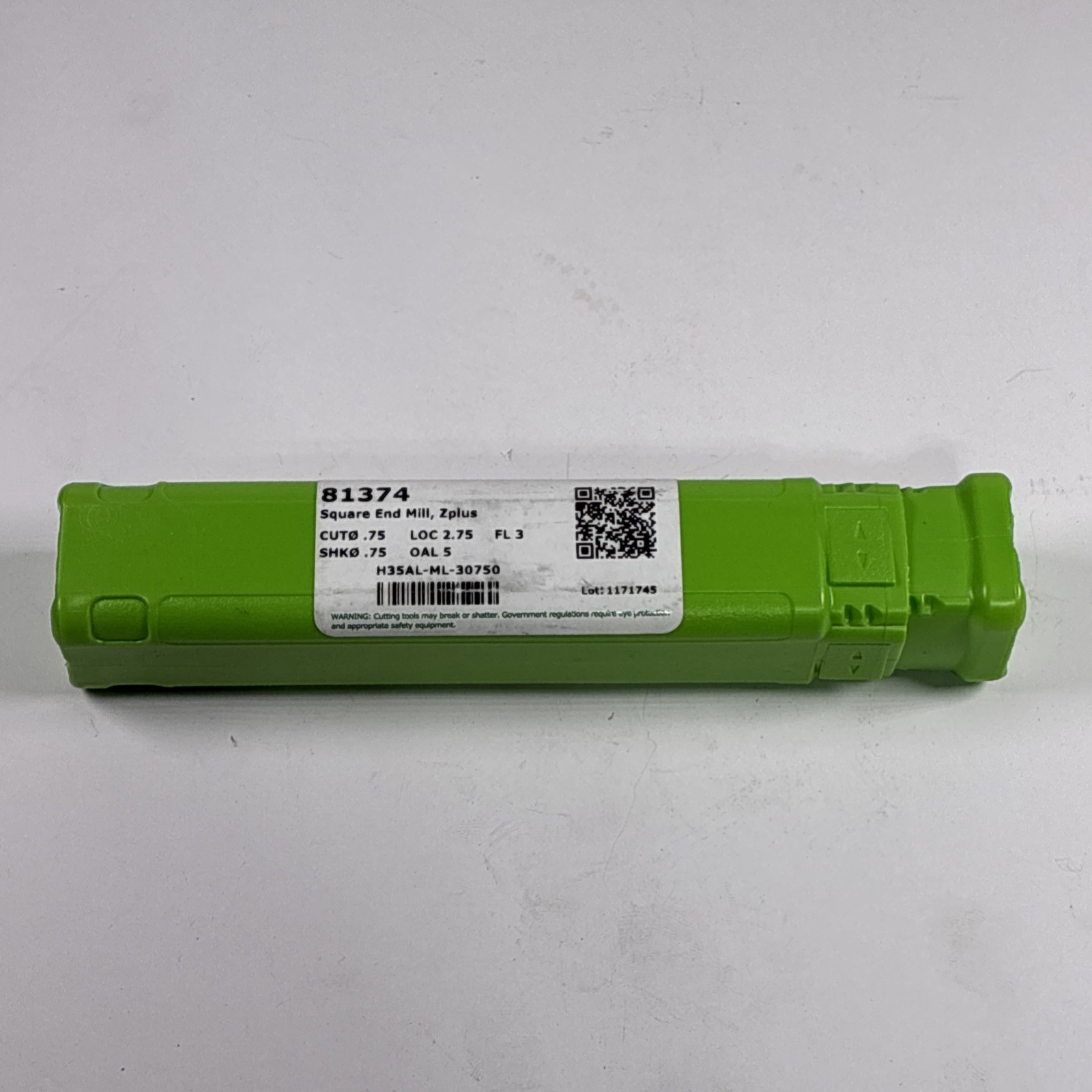 Helical 3/4″ x 3/4 x 2-3/4 x 5 SQ Solid Carbide 3FL EndMill Zplus 81374 NEW