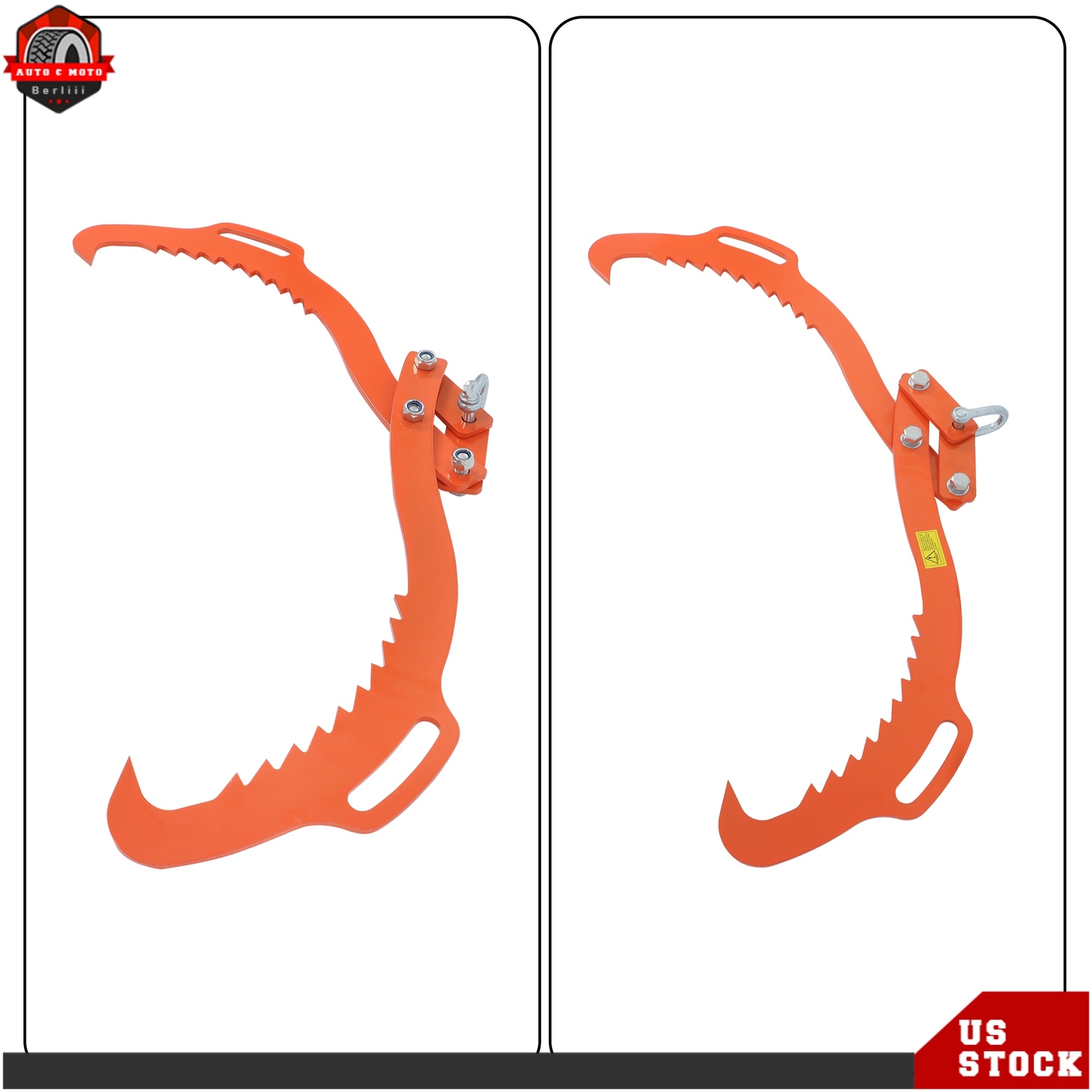 2 Claw Timber Log Lifting Tongs 18″ 28″ 30″ 32″ Heavy Duty Claw Hook