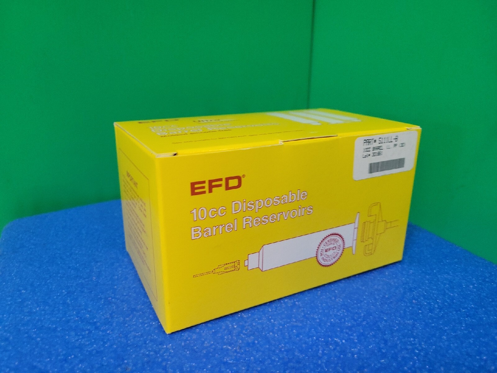 EFD 5111LL-B 10cc Disposable Barrel Reservoir – Silicone Free | NEW Box of 30