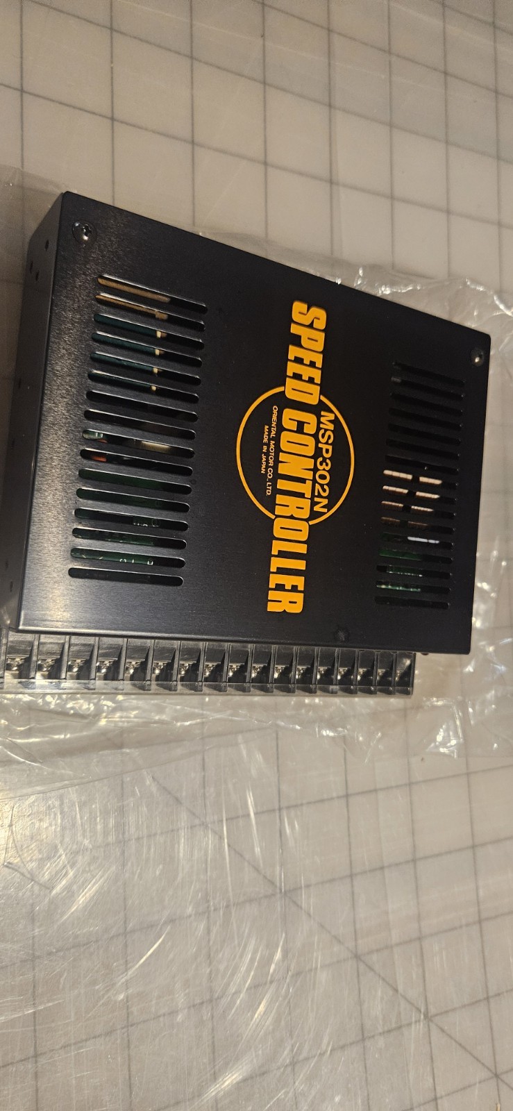 ORIENTAL MOTOR MSM206-402 SPEED CONTROL MOTOR W/ MSP302N SPEED CONTROLLER