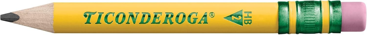 Ticonderoga My First Half-Size Wooden Pencils, 12 Pencils/Pack, 1 Pack | Large