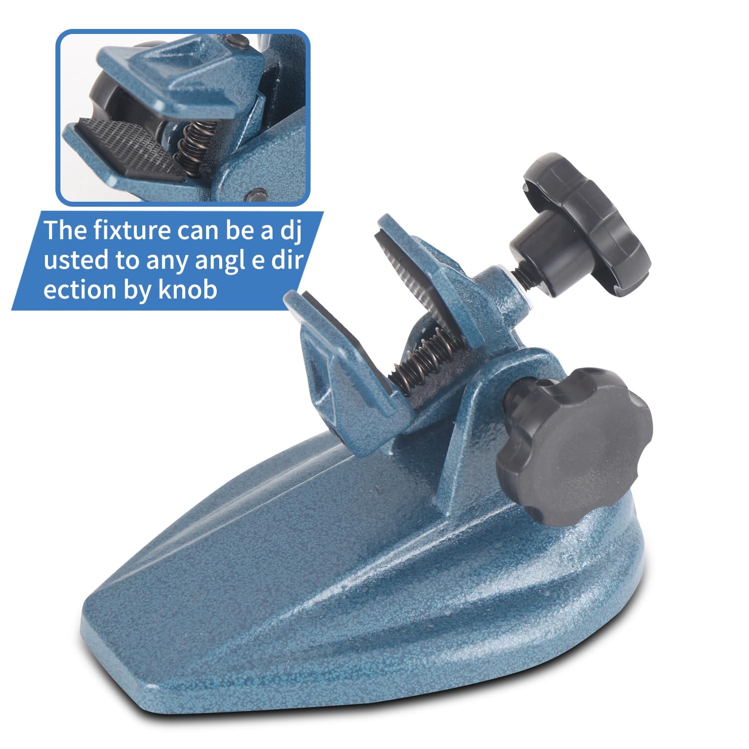 HDLNKAK Professional Micrometer Stand for Micrometers Up to 4″, Blue