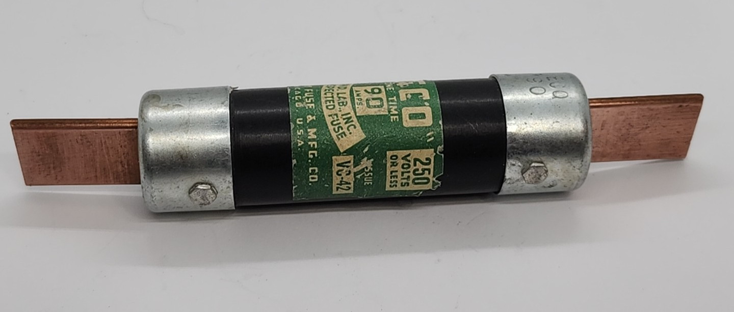 ECONOMY ECO-1190 1 POLE 90A 250V ONE TIME FUSE [MG4-2]