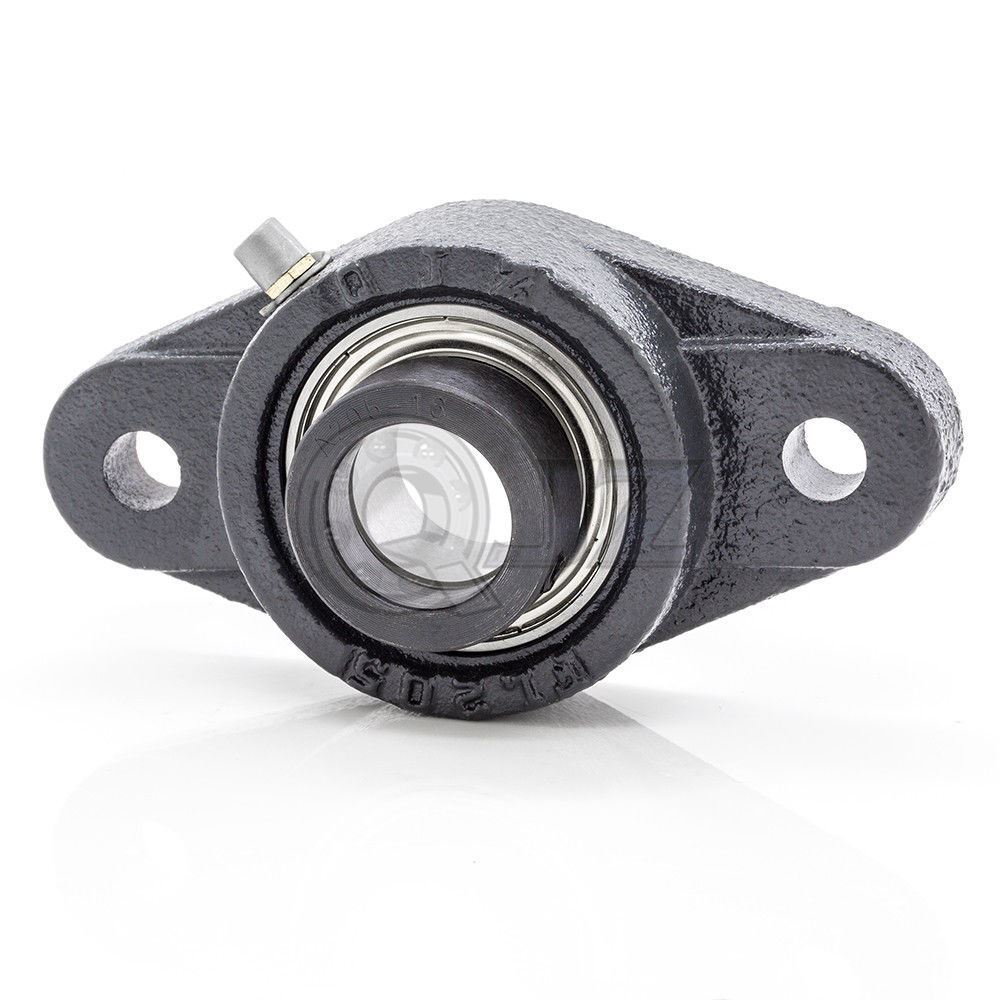 1 1/4 in 2-Bolts Flange Cast Iron SAFL206-20 Mounted Bearing SA206-20+FL206